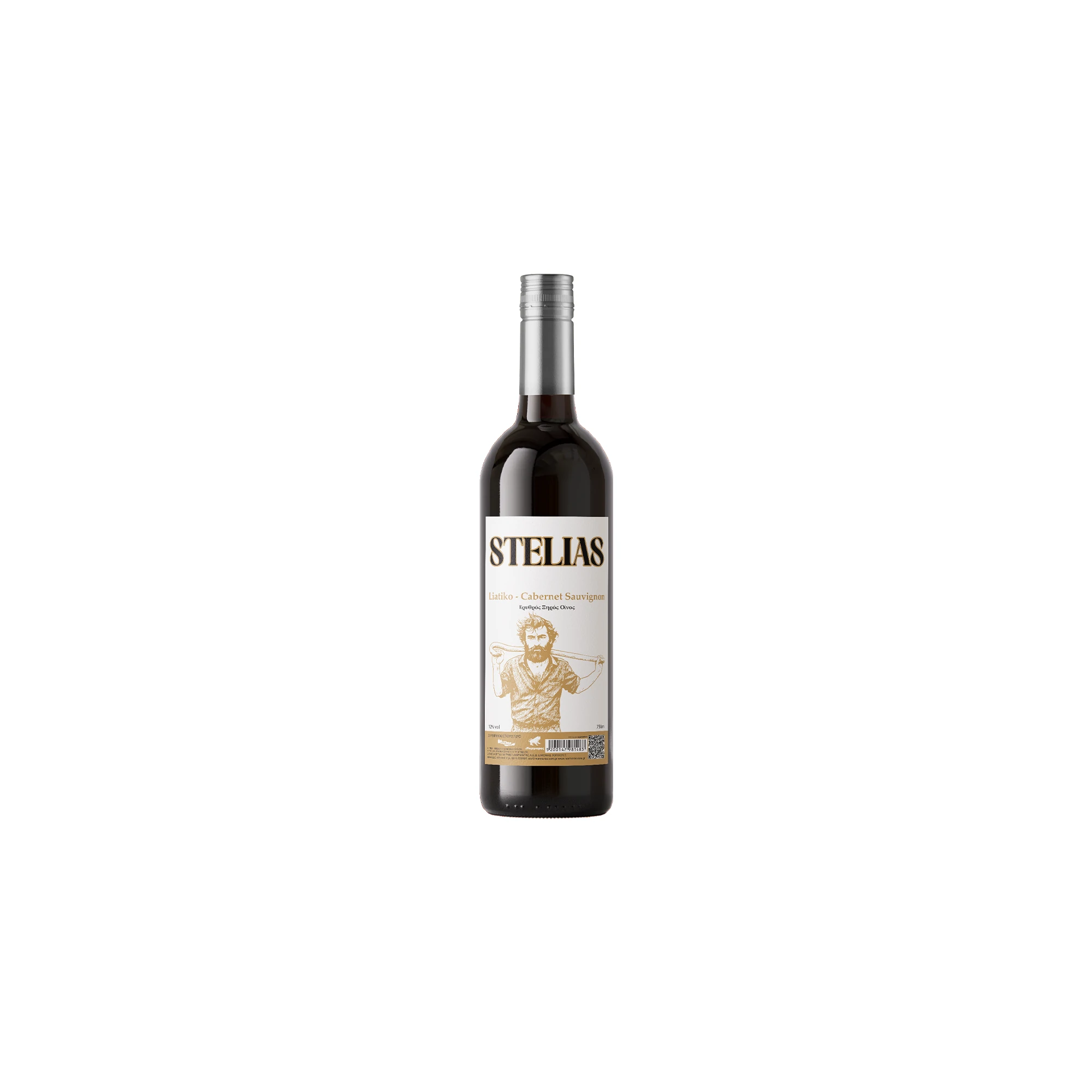 71154 ΚΡΑΣΙ STELIAS ΕΡΥΘΡΟΣ ΞΗΡΟΣ ΟΙΝΟΣ 750ml ΛΙΑΤΙΚΟ - Image 1