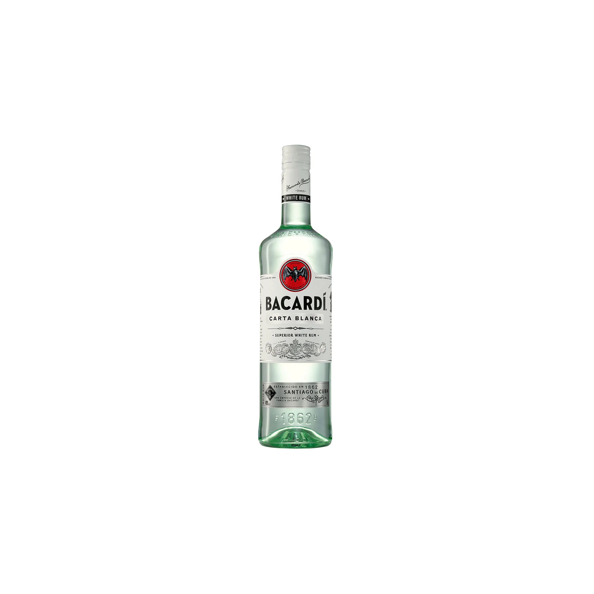 71207 BACARDI CARTA BLANCA 700ml SUPERIOR WHITE RUM - Image 1
