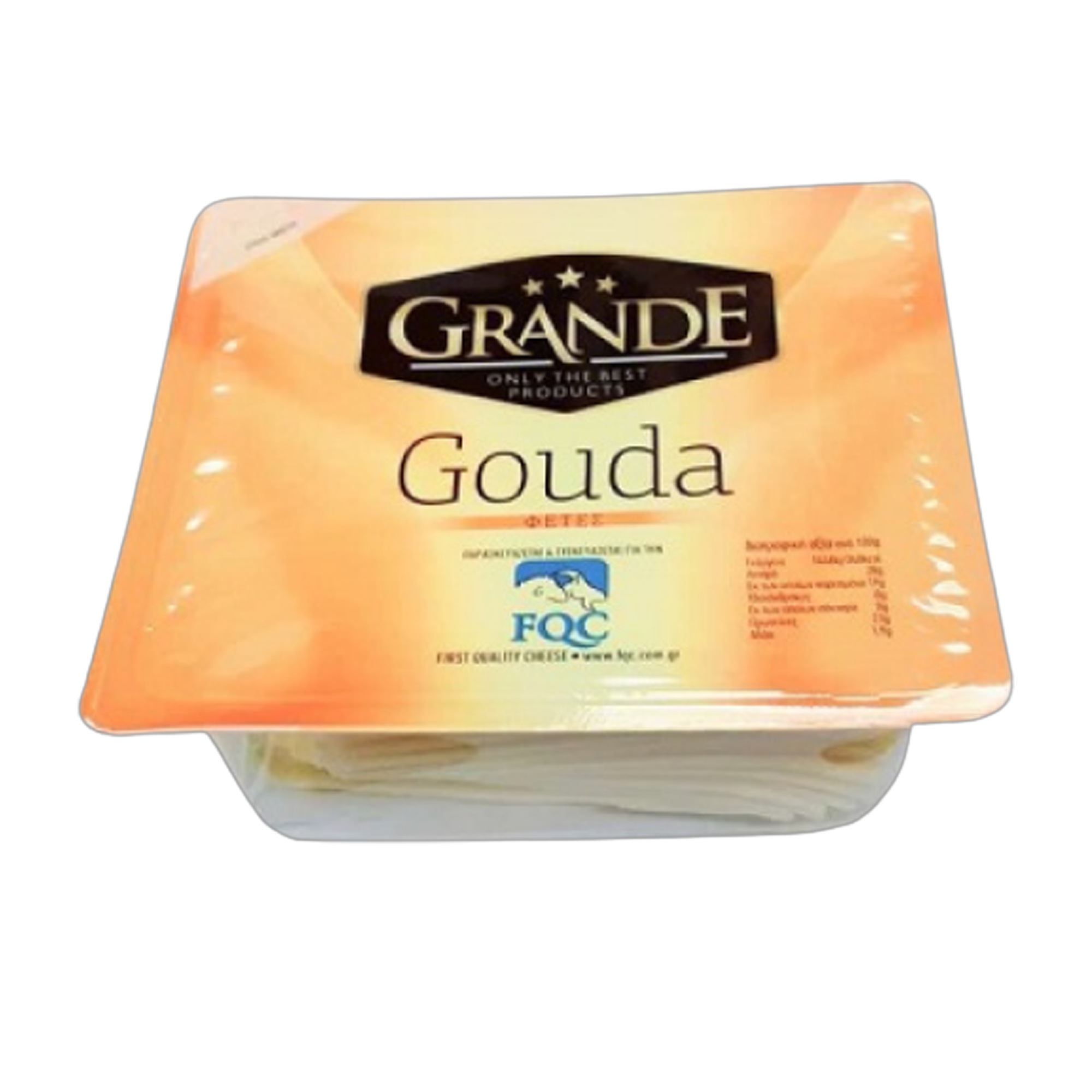 77559 ΤΥΡΙ ΓΚΟΥΝΤΑ ΣΕ ΦΕΤΕΣ GRANDE 200gr. - Image 1