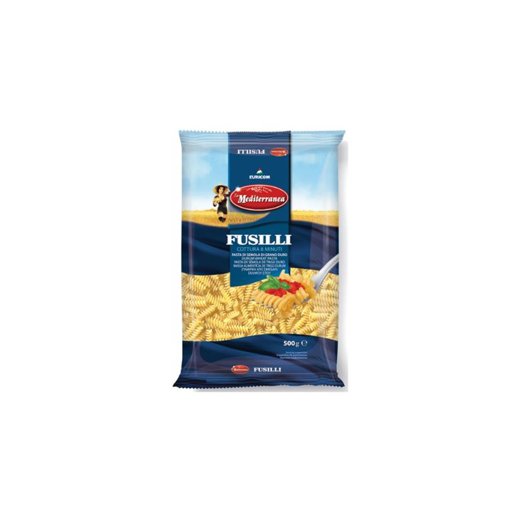 78430 ΖΥΜΑΡΙΚΑ ΒΙΔΕΣ LA MEDITERRANEA 500γρ. FUSILLI - Image 1
